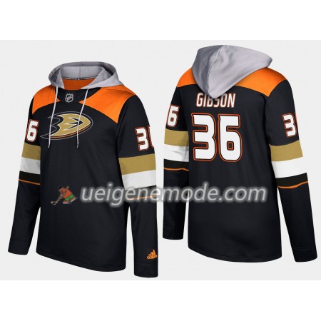 Herren Anaheim Ducks John Gibson 36 N001 Pullover Hooded Sweatshirt